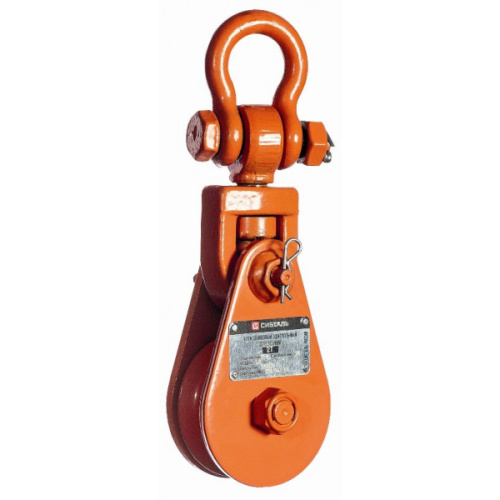 Блок шкивовый однорольный с проушиной 8 т, D каната 20 - 22 мм LS, СибТаль купить в Москве с доставкой по всей России | ProtosMarket.ru
