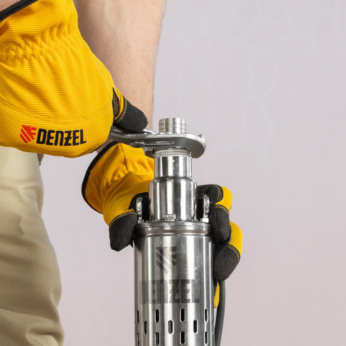 Скважинный насос DWS-3-75, винтовой, диаметр 3", 500 Вт, 1600 л/ч, напор 75 м Denzel по ценам производителя в Санкт-Петербурге с доставкой по всей России