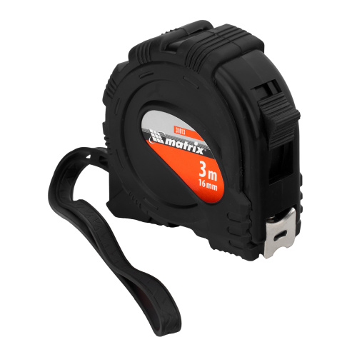 Рулетка Black,3 м х 16 мм,обрезиненный корпус Matrix по ценам производителя в Санкт-Петербурге с доставкой по всей России