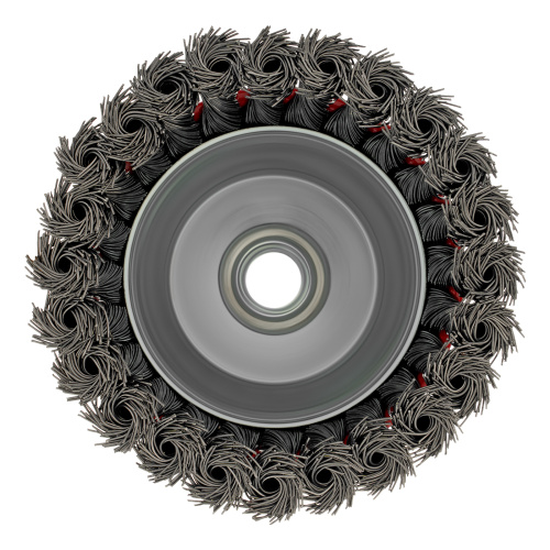 Щетка для УШМ, 100 мм, М14, "чашка", крученая проволока 0.5 мм Matrix по ценам производителя в Санкт-Петербурге с доставкой по всей России