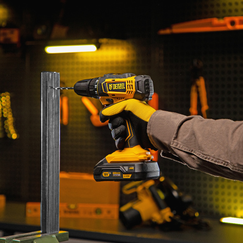 Дрель-шуруповерт аккумуляторная CDL-18-0, Li-Ion, 18 В Denzel купить в Москве с доставкой по всей России | ProtosMarket.ru