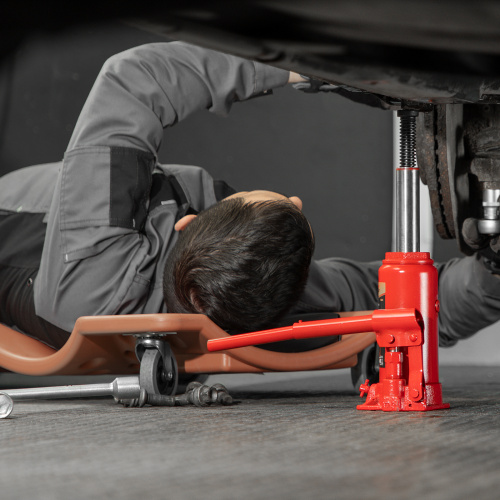 Домкрат гидравлический бутылочный, 5 т, h подъема 195-380 мм Sparta по ценам производителя в Санкт-Петербурге с доставкой по всей России