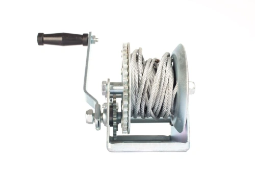 Лебедка ручная барабанная с тросом 1000кг  10м оцинкованная TOR FD по ценам производителя в Санкт-Петербурге с доставкой по всей России