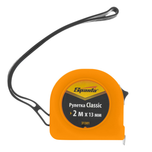 Рулетка Classic,2 м х 13 мм,пластиковый корпус Sparta по ценам производителя в Санкт-Петербурге с доставкой по всей России