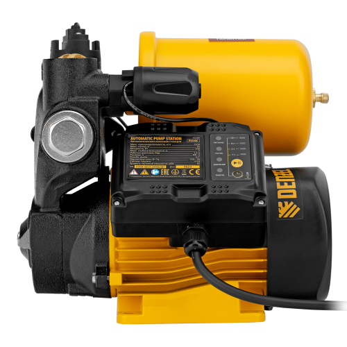 Насосная станция PS500C, 500 Вт, напор 35 м, 2200 л/ч, ресивер 2 л, блок управления Denzel по ценам производителя в Санкт-Петербурге с доставкой по всей России