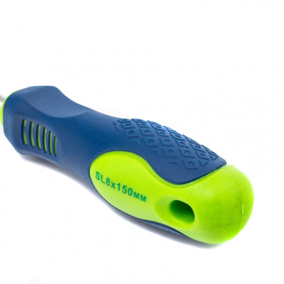 Отвертка, SL8 х 150 мм, CrV, двухкомпонентная рукоятка Сибртех купить в Москве с доставкой по всей России | ProtosMarket.ru