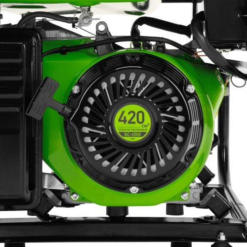 Генератор бензиновый БС-6500, 5.5 кВт, 230В, четырехтактный, 25 л, ручной стартер Сибртех по ценам производителя в Санкт-Петербурге с доставкой по всей России