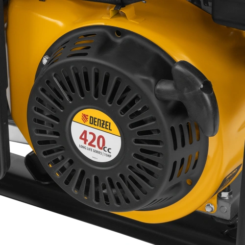 Генератор бензиновый PS 80 E-3, 6.6 кВт, 400 В, 25 л, электростартер Denzel по ценам производителя в Санкт-Петербурге с доставкой по всей России