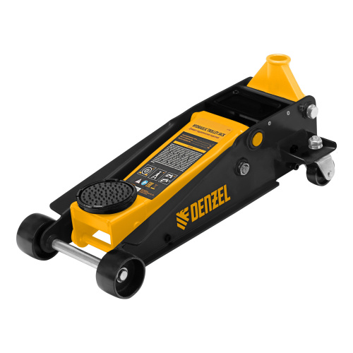 Домкрат гидравлический подкатной 3 т, с фиксатором, быстрый подъем, 135-480 мм, профессиональный Denzel по ценам производителя в Санкт-Петербурге с доставкой по всей России