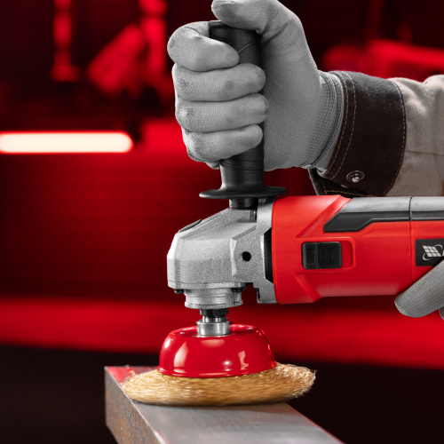 Щетка для УШМ, 100 мм, М14, "чашка", латунированная витая проволока Matrix по ценам производителя в Санкт-Петербурге с доставкой по всей России