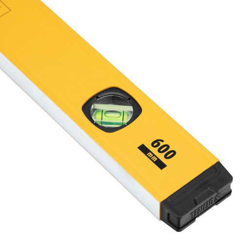 Уровень алюминиевый, магнит, фрезерованный, 3 глазка (1 зеркал.) 0,5 мм/м, 600 мм Denzel по ценам производителя в Санкт-Петербурге с доставкой по всей России