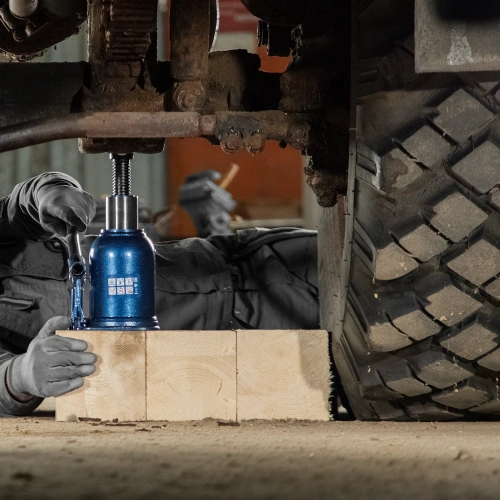 Домкрат гидравлический бутылочный телескопический, 10 т, подъем 180-430 мм Stels по ценам производителя в Санкт-Петербурге с доставкой по всей России