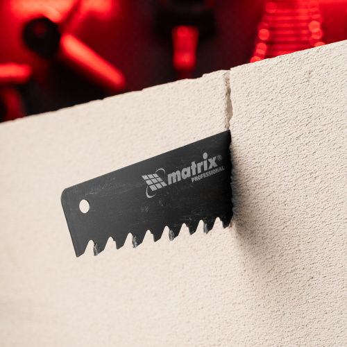 Ножовка по пенобетону, 500 мм, защитное покрытие, твердосплавные напайки на зубья, двухкомпонентная рукоятка Matrix купить в Москве с доставкой по всей России | ProtosMarket.ru