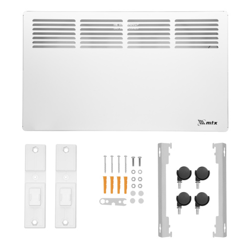 Конвектор электрический КМ-2000.2, 230 В, 2000 Вт, X-образный нагреватель, колеса, термостат MTX по ценам производителя в Санкт-Петербурге с доставкой по всей России