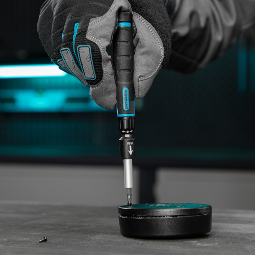 Отвертка с набором бит и торцевых головок для точных работ, гибкий привод, 48 шт, CrMo Gross купить в Москве с доставкой по всей России | ProtosMarket.ru