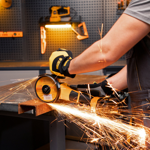 Машина углошлифовальная аккумуляторная бесщет. BLG-IB-18-125-4, Li-ion, 18 В Denzel купить в Москве с доставкой по всей России | ProtosMarket.ru