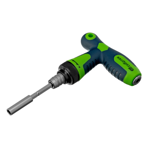 Отвертка Т-образная реверсивная с набором бит, торцевых головок, 33 предмета, CrV Сибртех по ценам производителя в Санкт-Петербурге с доставкой по всей России