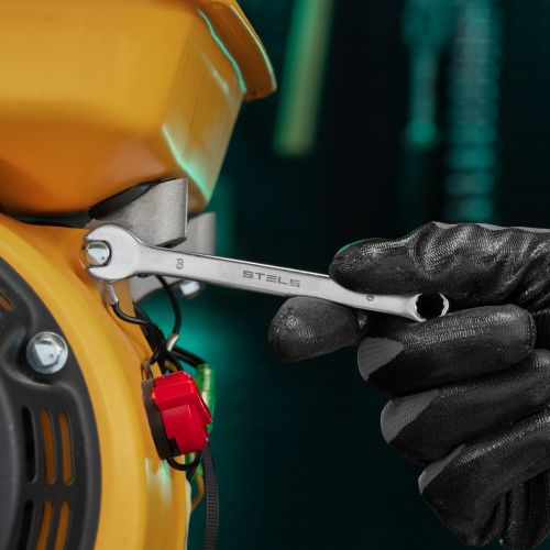 Ключ комбинированный, 8 мм, CrV, матовый хром Stels купить в Москве с доставкой по всей России | ProtosMarket.ru