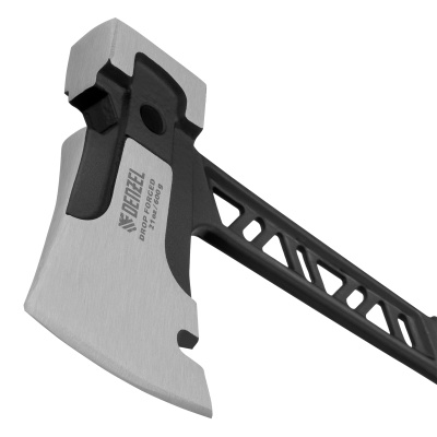 Топор цельнокованый 600 г, двухкомпонентная обрезиненная рукоятка Denzel купить в Москве с доставкой по всей России | ProtosMarket.ru