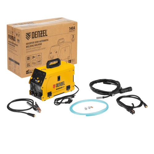 Аппарат инвертор. полуавтомат. сварки Mini MIG-140FG, 140 А, ПВ 60% Denzel по ценам производителя в Санкт-Петербурге с доставкой по всей России