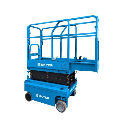Самоходный ножничный подъемник SKYER PL0524 с выдвижной платформой (узкая база) купить в Москве с доставкой по всей России | ProtosMarket.ru