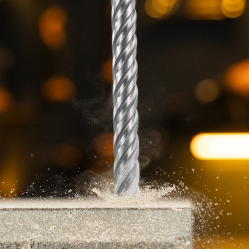 Бур по бетону, цельная крестовая пластина, 14x215 мм, SDS PLUS Denzel по ценам производителя в Санкт-Петербурге с доставкой по всей России