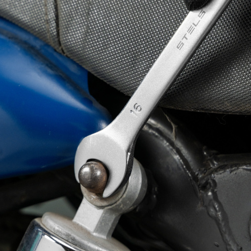 Ключ комбинированный, 16 мм, CrV, матовый хром Stels купить в Москве с доставкой по всей России | ProtosMarket.ru