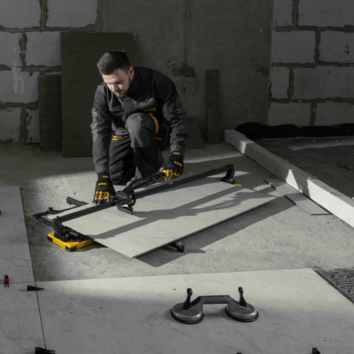 Плиткорез рельсовый 1200х16мм, каретка на подш., стальная станина, усил. рукоятка-пенал Denzel по ценам производителя в Санкт-Петербурге с доставкой по всей России