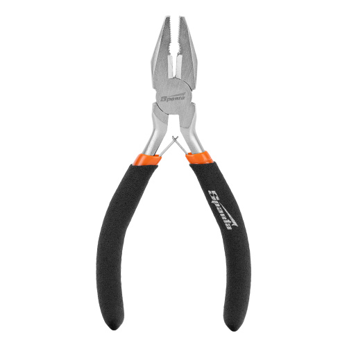 Плоскогубцы Mini, 130 мм, никелированные, авторазжим Sparta по ценам производителя в Санкт-Петербурге с доставкой по всей России