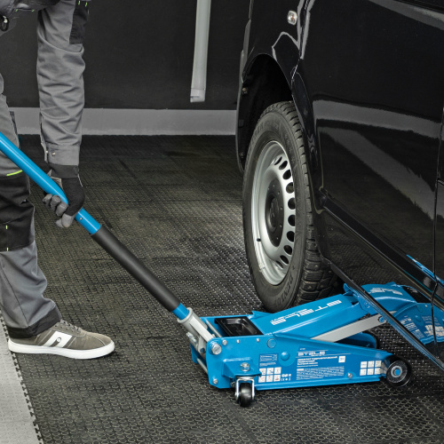 Домкрат гидравлический подкатной, 3 т, 120-450 мм, быстрый подъем, проф. Stels по ценам производителя в Санкт-Петербурге с доставкой по всей России