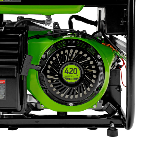 Генератор бензиновый БС-6500Э, 5.5 кВт, 230В, четырехтактный, 25 л, электростартер Сибртех по ценам производителя в Санкт-Петербурге с доставкой по всей России