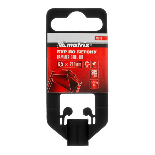 Бур по бетону, 6.5 x 210 мм, SDS Plus Matrix по ценам производителя в Санкт-Петербурге с доставкой по всей России