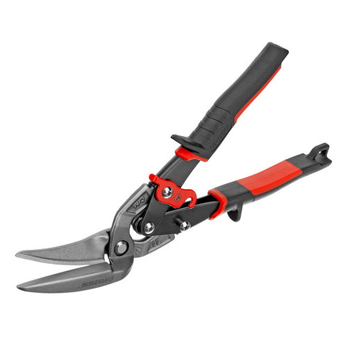 Ножницы по металлу "Piranha", 270 мм, прямой и левый проходной рез, сталь СrMo, двухкомпонентные рукоятки Gross купить в Москве с доставкой по всей России | ProtosMarket.ru