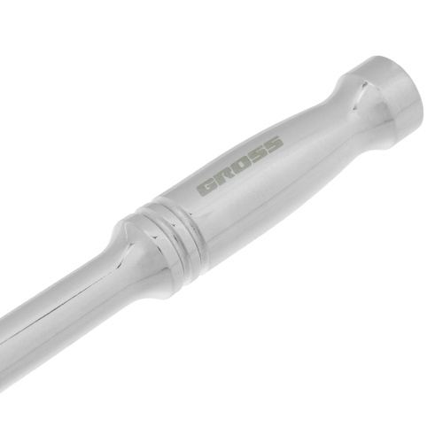 Ключ-трещотка 1/4", CrV, 120 зубьев, цельнометаллический, хром Gross по ценам производителя в Санкт-Петербурге с доставкой по всей России