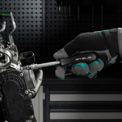 Набор инструментов, 1/2", 1/4", CrV, пластиковый кейс 76 предметов Stels купить в Москве с доставкой по всей России | ProtosMarket.ru