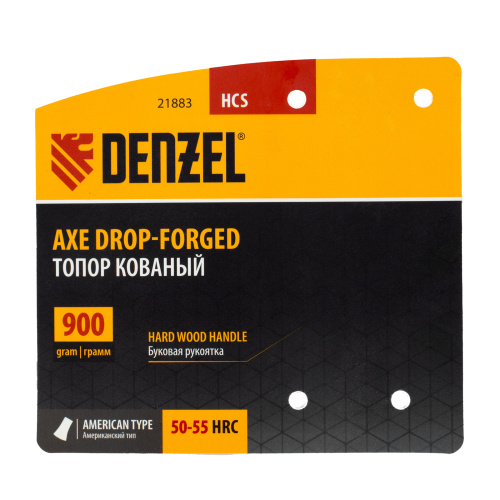 Топор кованый, 900 г, американский тип, буковая рукоятка, 430мм, EFP Denzel купить в Москве с доставкой по всей России | ProtosMarket.ru