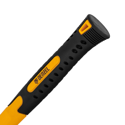 Киянка резиновая, 16 oz, черно-белая резина, фибергласовая рукоятка Denzel купить в Москве с доставкой по всей России | ProtosMarket.ru