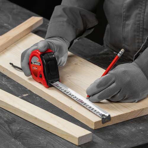 Рулетка Rubber,7,5 м х 25 мм,обрезиненный корпус Matrix по ценам производителя в Санкт-Петербурге с доставкой по всей России