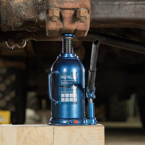 Домкрат гидравлический бутылочный, 20 т, h подъема 235-445 мм Stels по ценам производителя в Санкт-Петербурге с доставкой по всей России