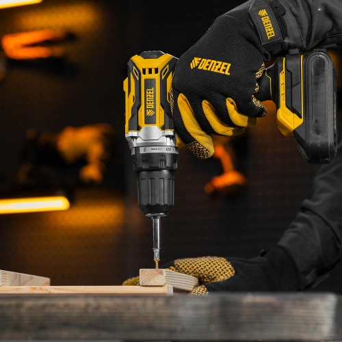 Дрель-шуруповерт аккумуляторная, бесщет. BLDL-18-0 Li-Ion, 18 В Denzel купить в Москве с доставкой по всей России | ProtosMarket.ru