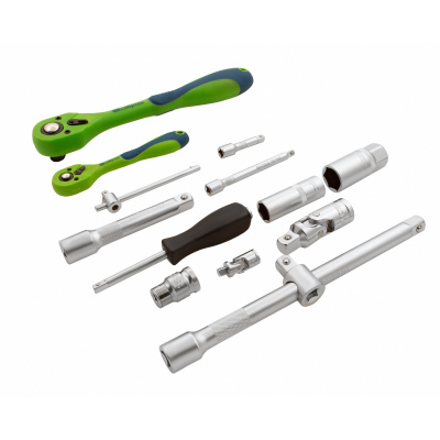 Набор инструментов 82 предмета, CrV, 1/2", 1/4" Сибртех купить в Москве с доставкой по всей России | ProtosMarket.ru