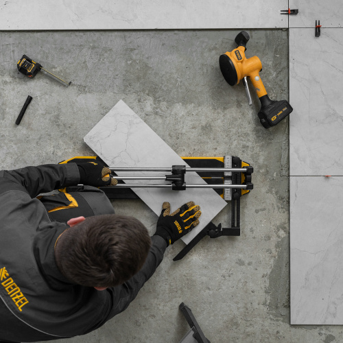 Плиткорез 600х14мм, цельнометал. напр., каретка на подш., стальная станина, рукоятка-пенал Denzel по ценам производителя в Санкт-Петербурге с доставкой по всей России