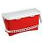 Ведро пластиковое Filmop Top-Down с крышкой (20 литров, красное) купить в Москве с доставкой по всей России | ProtosMarket.ru