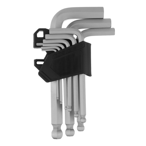 Набор ключей имбусовых, HEX, 2-12 мм, CrV, 9 шт., с шаром Сибртех купить в Москве с доставкой по всей России | ProtosMarket.ru