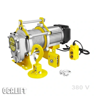 Лебёдка строительная OCALIFT TSA 300/600 кг 60м 380в (модель 500кг) (алюминиевый корпус)