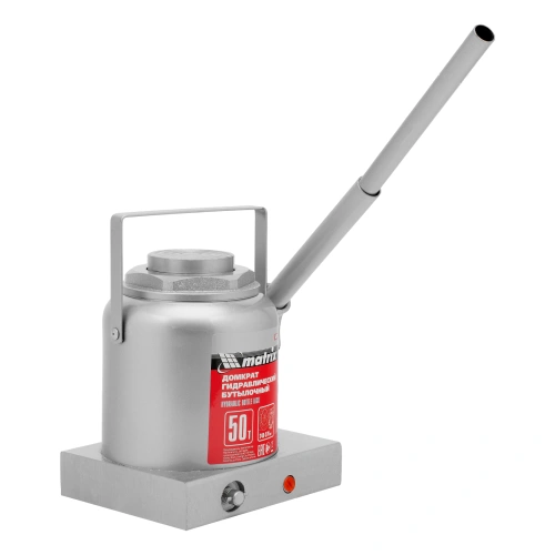 Домкрат гидравлический бутылочный, 50 т, высота подъема 240-370 мм Matrix по ценам производителя в Санкт-Петербурге с доставкой по всей России