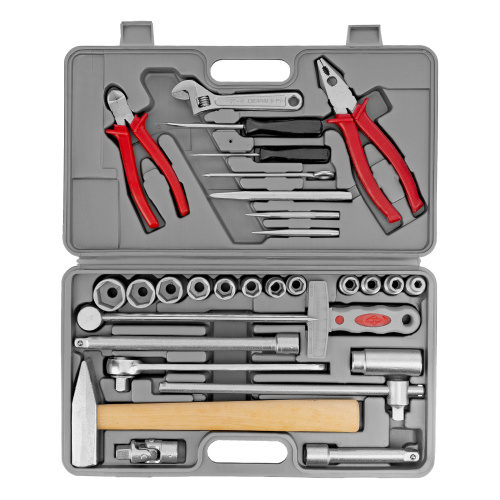 Набор слесарно-шоферского инструмента "Универсал-2", пластиковый бокс (НИЗ) купить в Москве с доставкой по всей России | ProtosMarket.ru