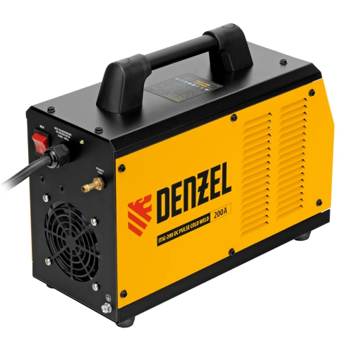 Аппарат инвертор. аргонодуговой сварки ITIG-200 DС Pulse Cold Weld, 200 А, ПВ 60% Denzel по ценам производителя в Санкт-Петербурге с доставкой по всей России