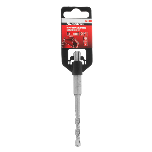 Бур по бетону, 6.5 x 110 мм, SDS Plus Matrix по ценам производителя в Санкт-Петербурге с доставкой по всей России