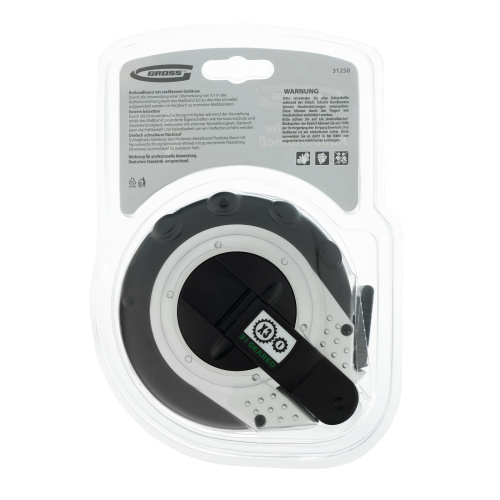 Рулетка геодезическая 10 м х 13 мм, закрытый корпус, металлическая лента, нейлон Gross купить в Москве с доставкой по всей России | ProtosMarket.ru